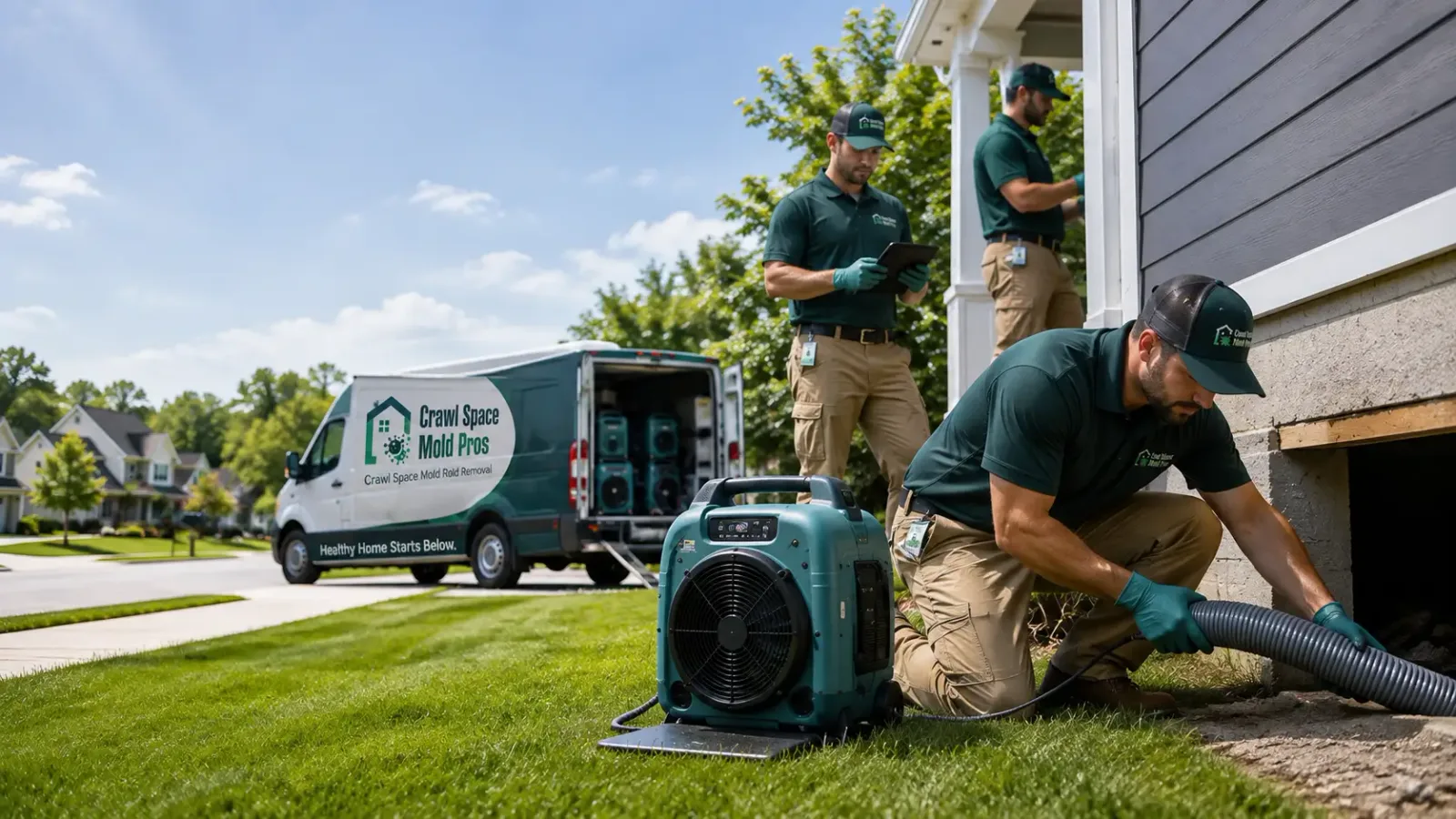 Crawl Space Mold Removal in Beloit, WI
